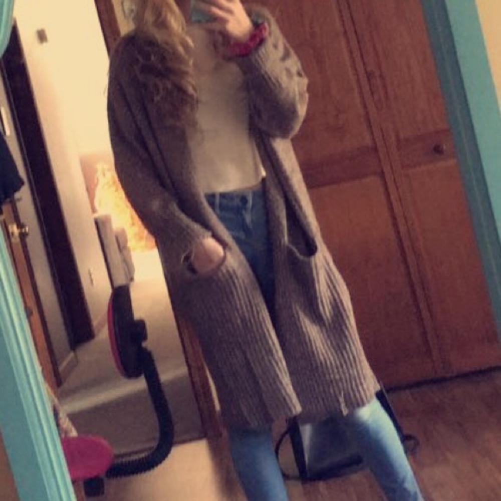 Oatmeal Knit Cardigan